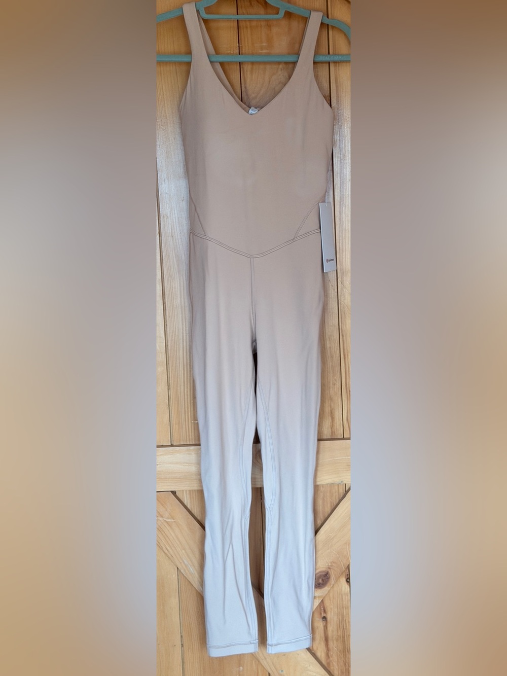 lululemon athletica Neutral Beige One-Piece Jumpsuit